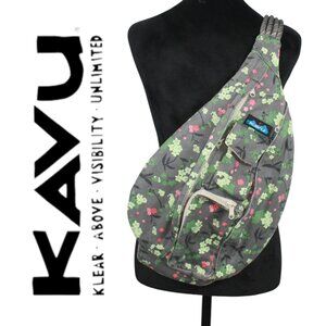 Kavu Floral Rope Sling Bag